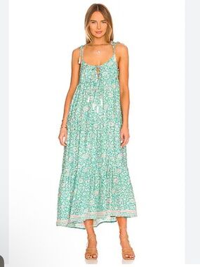 Natalie Martin January Dress Floral Print Amalfi Sea M